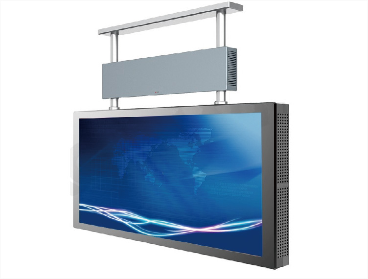 55 User Ceiling Mounted Digital Signage For Window Screen